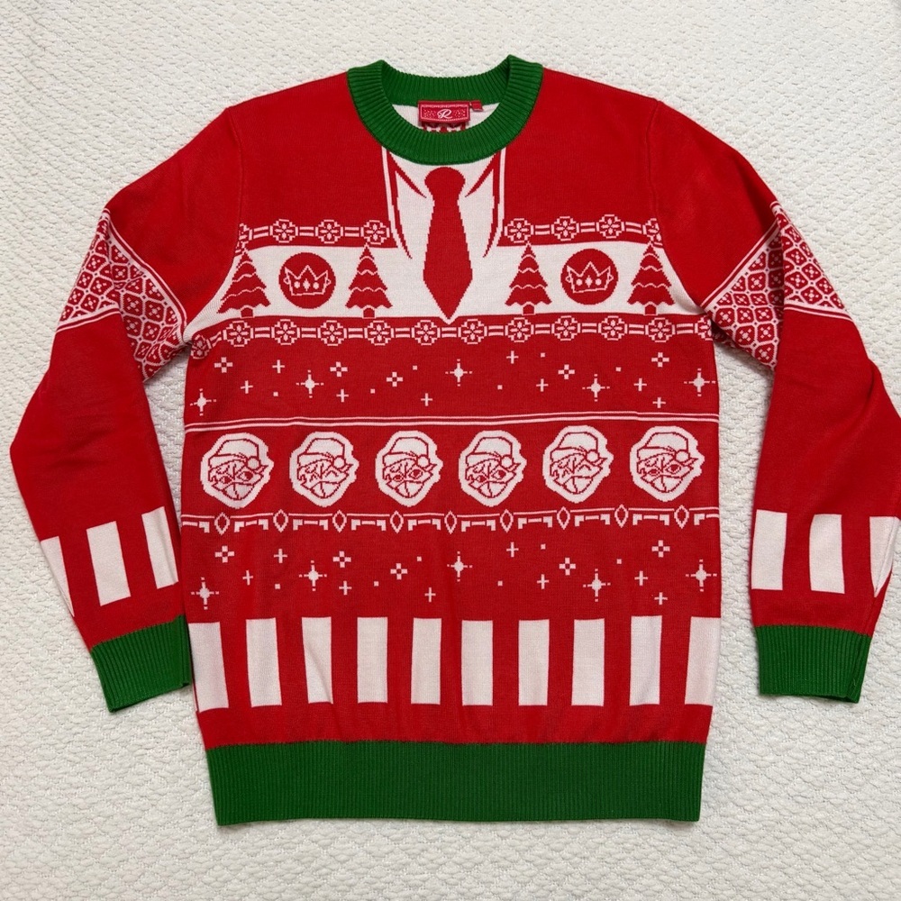 Revolt Ranboo Red Christmas Sweater Holiday Festive Winter Men’s Size M